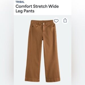Tribal Tan Comfort Stretch Pants